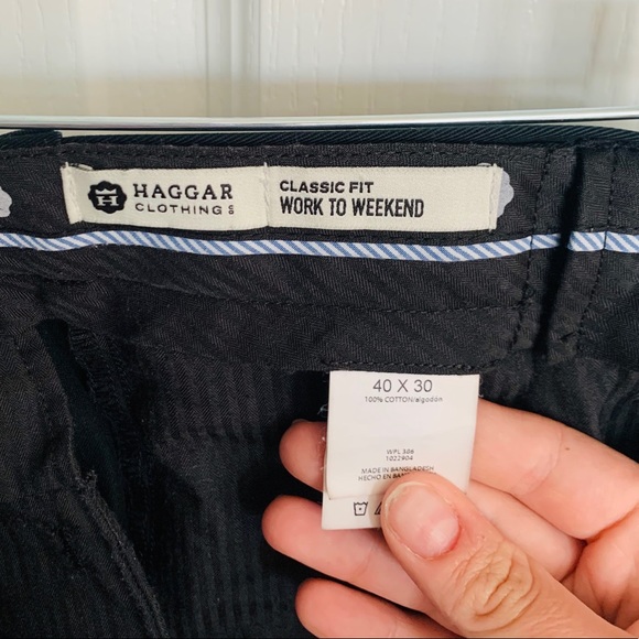 Haggar Classic Fit Work to Weekend Pants - Picture 3 of 3